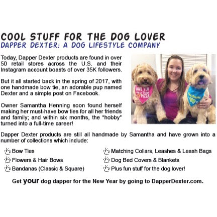Magazine Cold Noses News- Dapper Dexter feature