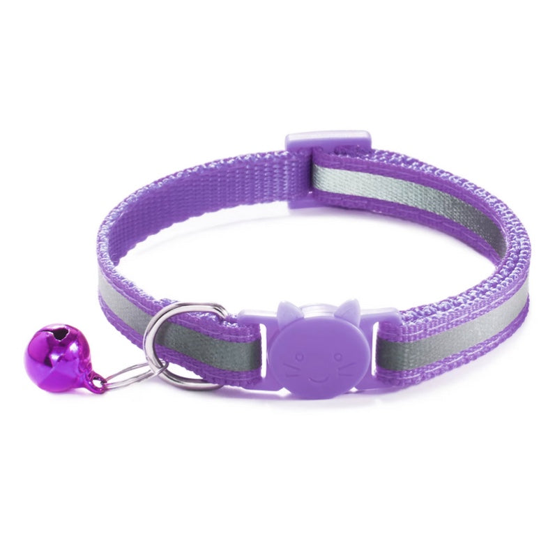 LAVENDER REFLECTIVE BREAKAWAY CAT COLLAR