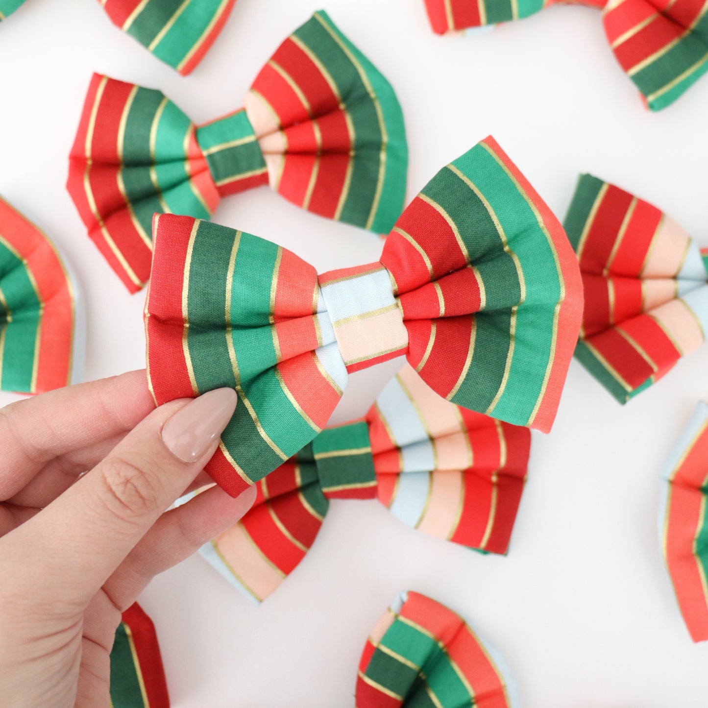 JOLLY STRIPES - DAPPER DEXTER DOG BOW TIE