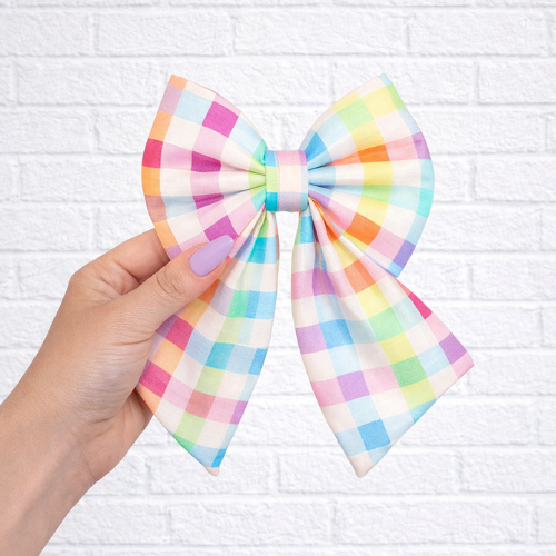 PASTEL PLAID (limited edition) - SAILOR BOW