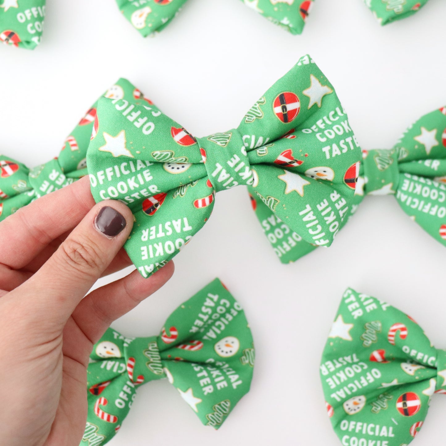 OFFICIAL COOKIE TESTER - DAPPER DEXTER DOG BOW TIE