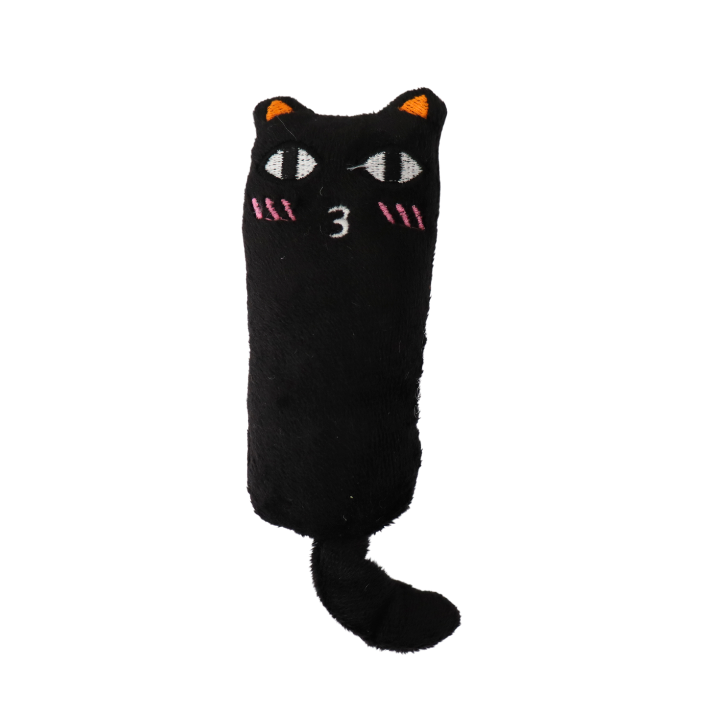 BLACK MINI PLUSHY CAT TOY