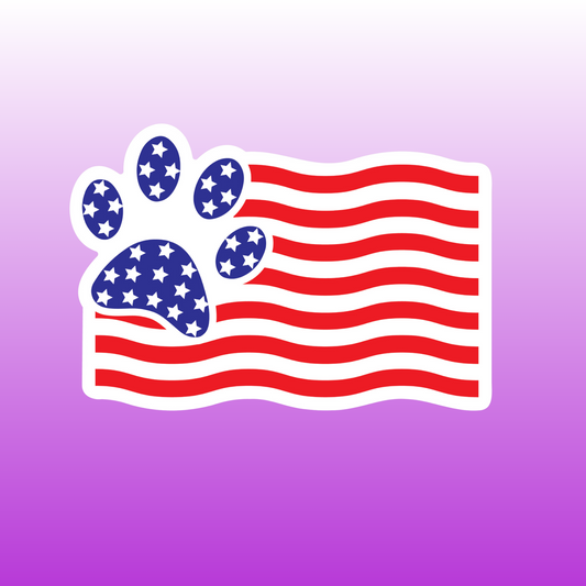 AMERICAN FLAG - STICKER
