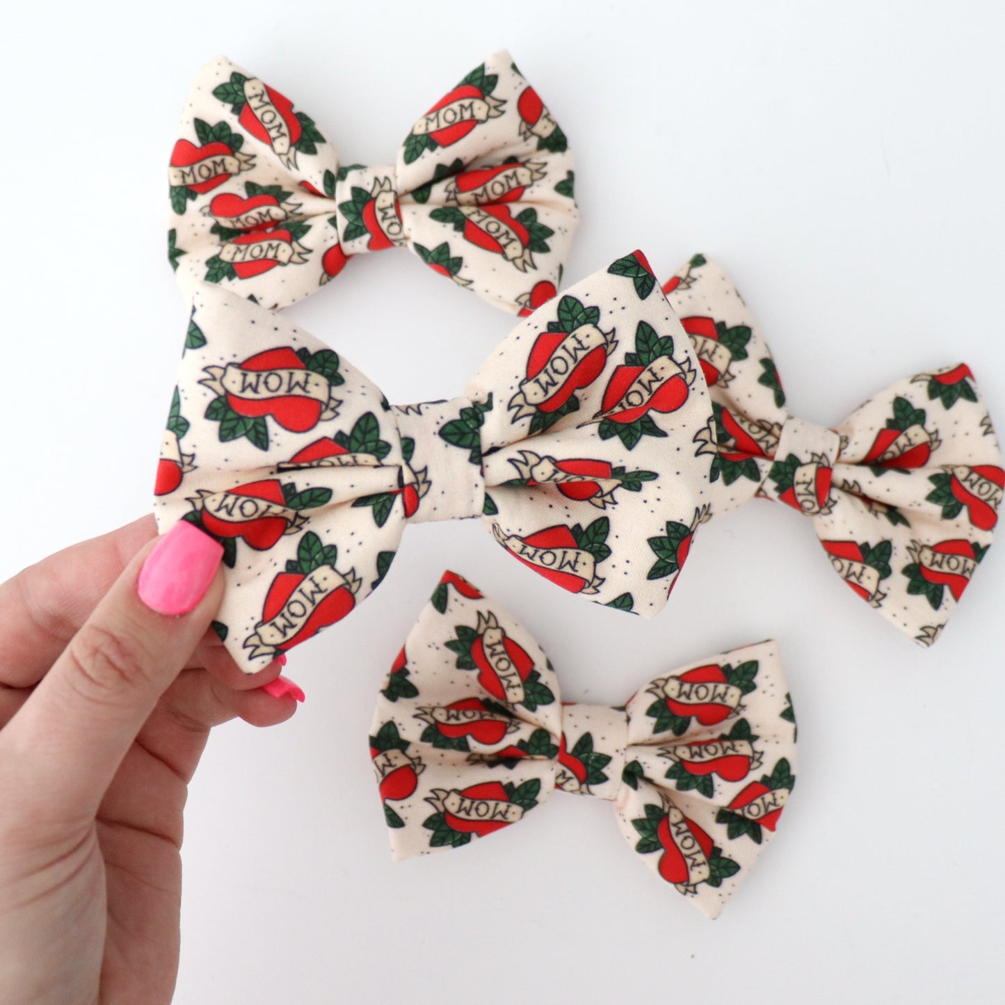 MOM TATTOO - DAPPER DEXTER DOG BOW TIE