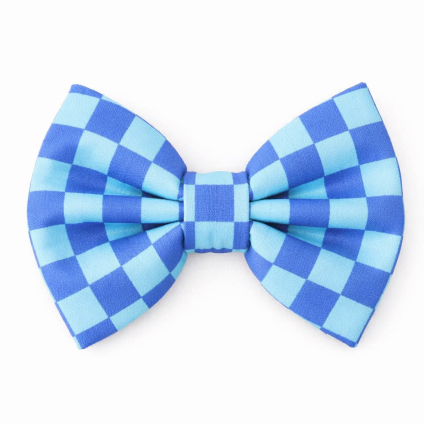 BLUE CHECKERED - DAPPER DEXTER DOG BOW TIE
