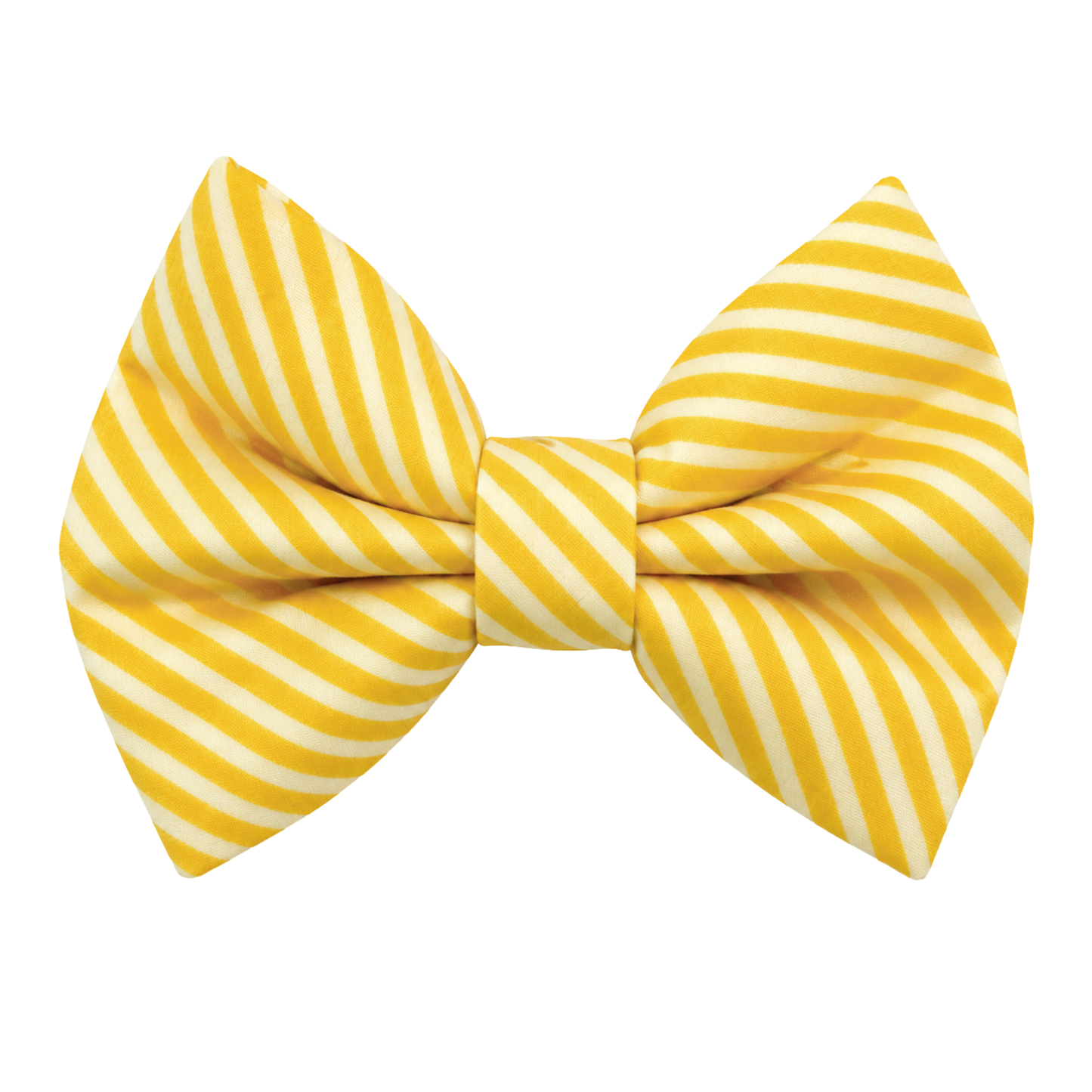 YELLOW STRIPES - DAPPER DEXTER DOG BOW TIE