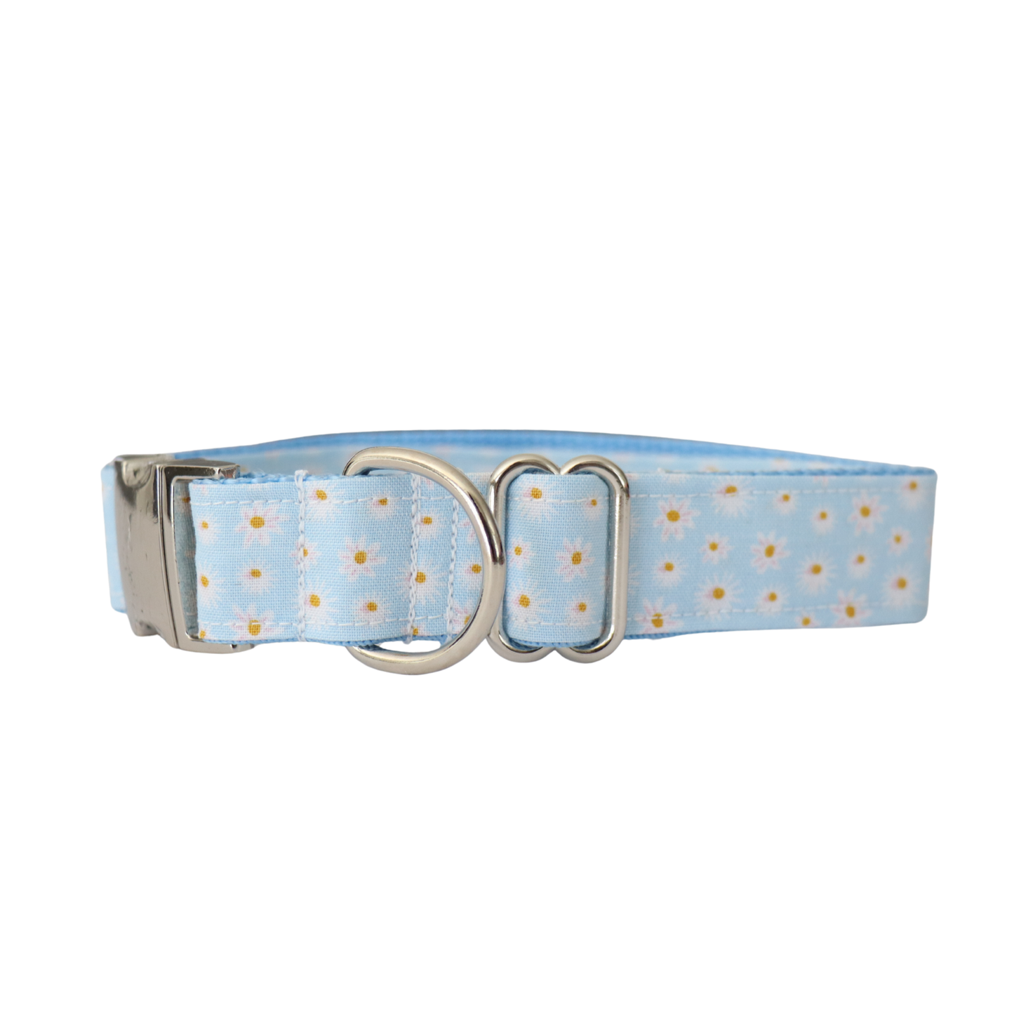 LIGHT BLUE DAISY - DOG COLLAR