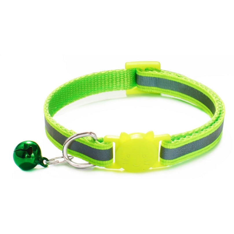 NEON REFLECTIVE BREAKAWAY CAT COLLAR