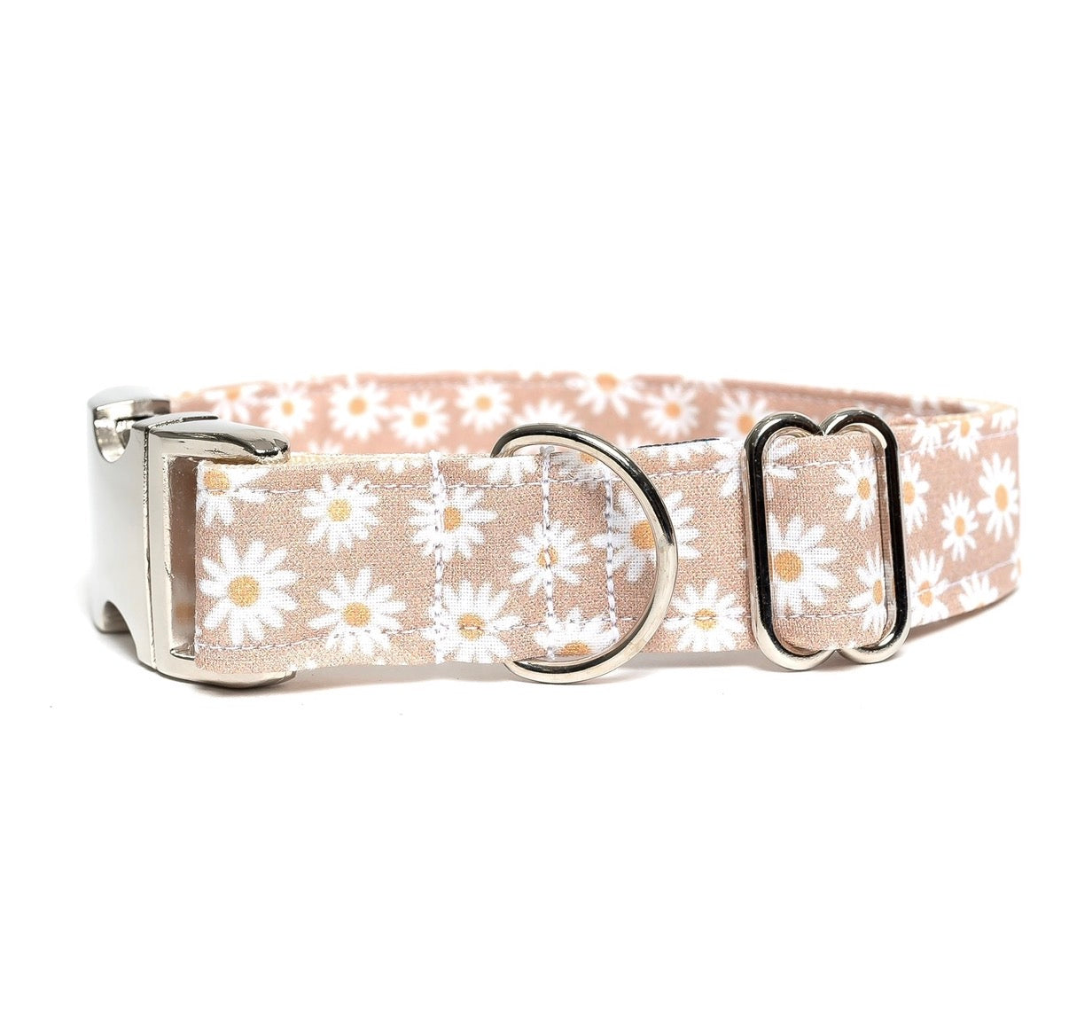 TAN DAISY - DOG COLLAR