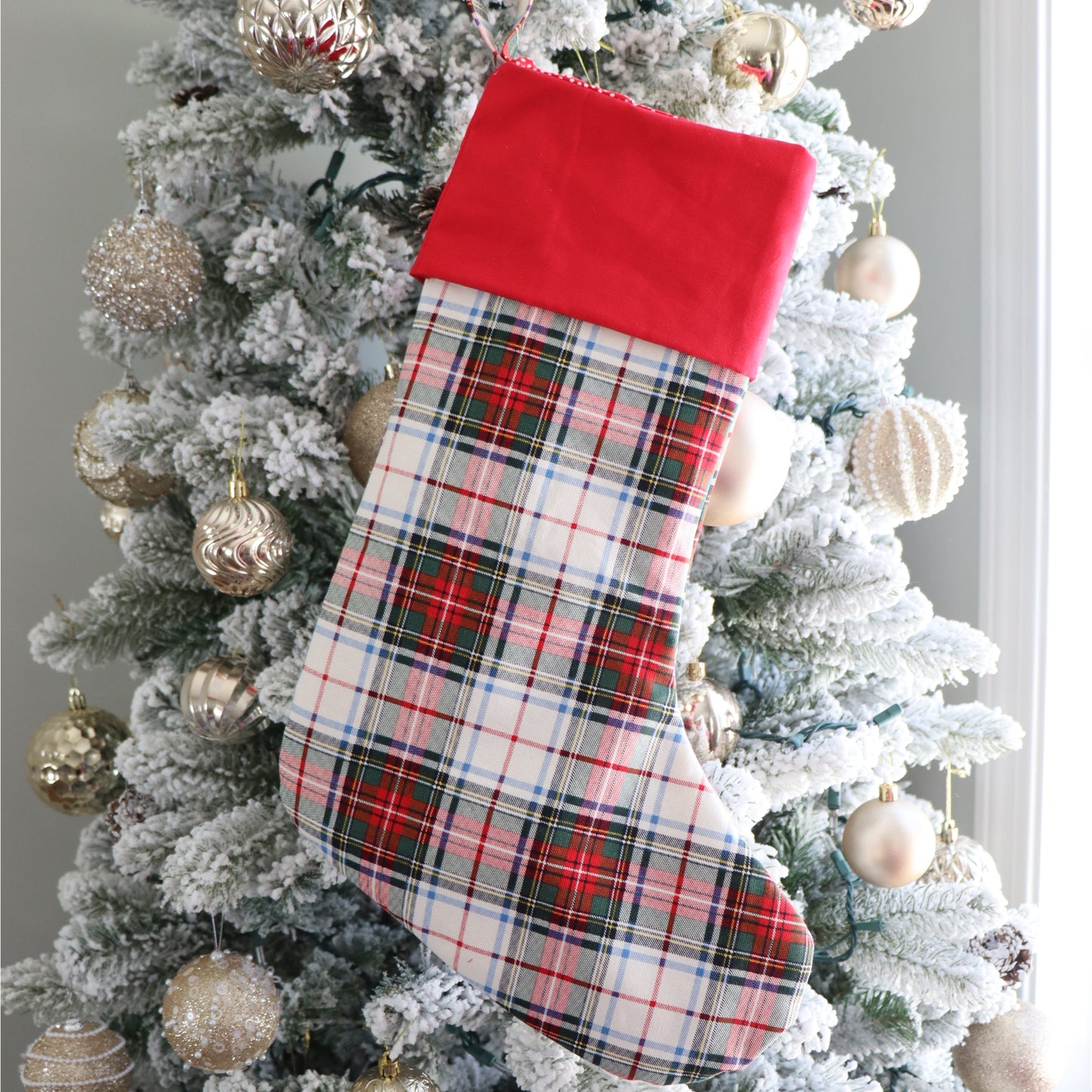 TARTAN STANDARD - HANDMADE CHRISTMAS STOCKING