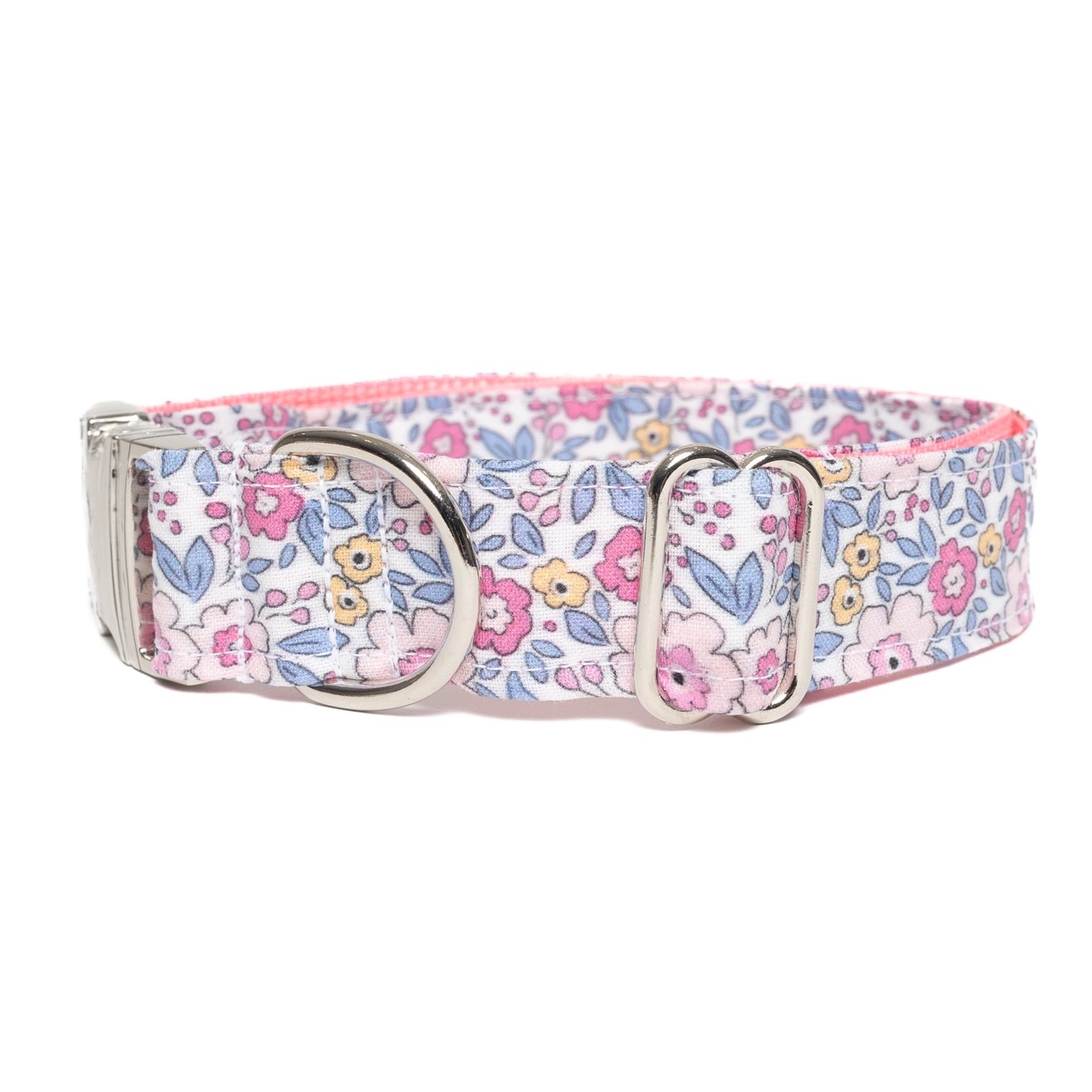 PINK & LAVENDER FLORAL - DOG COLLAR