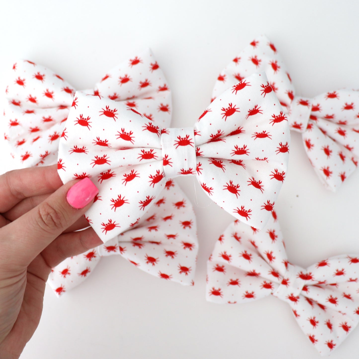 A LITTLE CRABBY - DAPPER DEXTER DOG BOW TIE