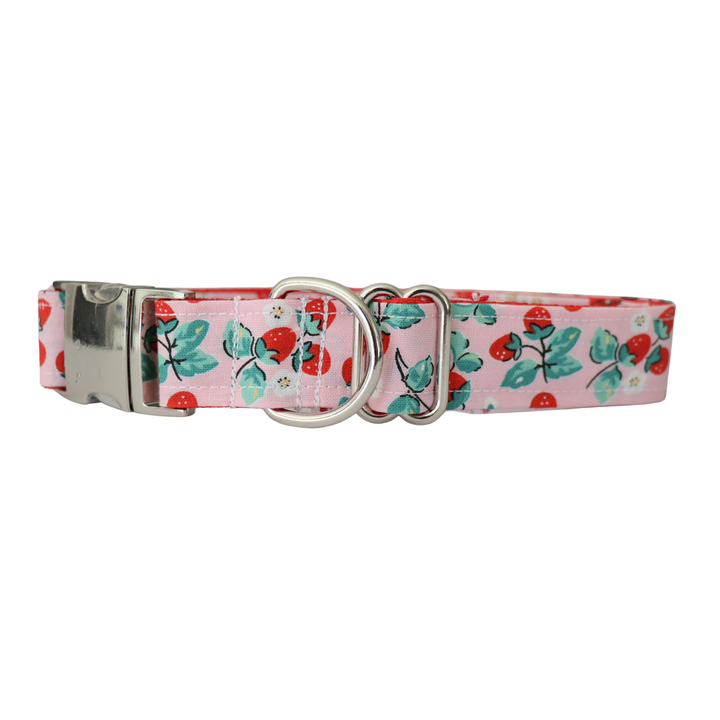 PINK STRAWBERRY - DOG COLLAR