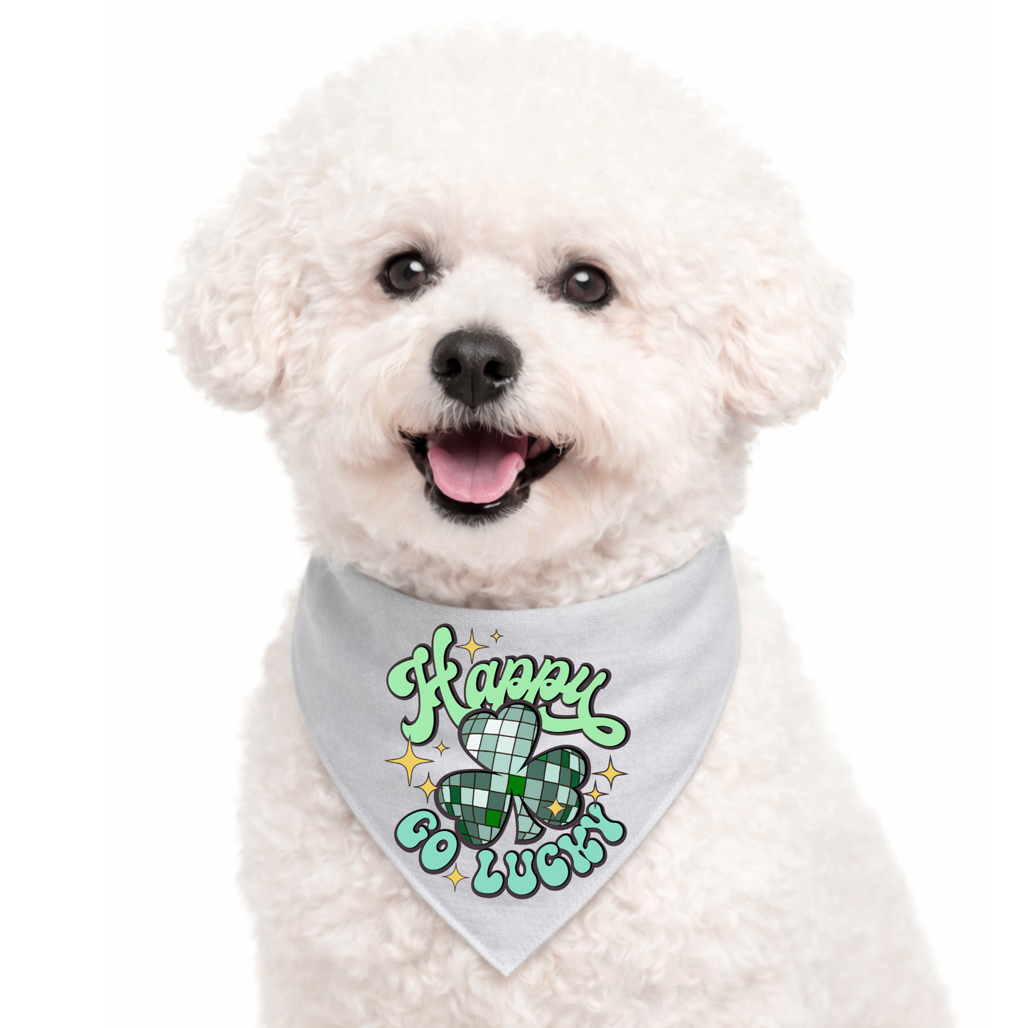 LUCKY CLOVER - CLASSIC DOG BANDANA
