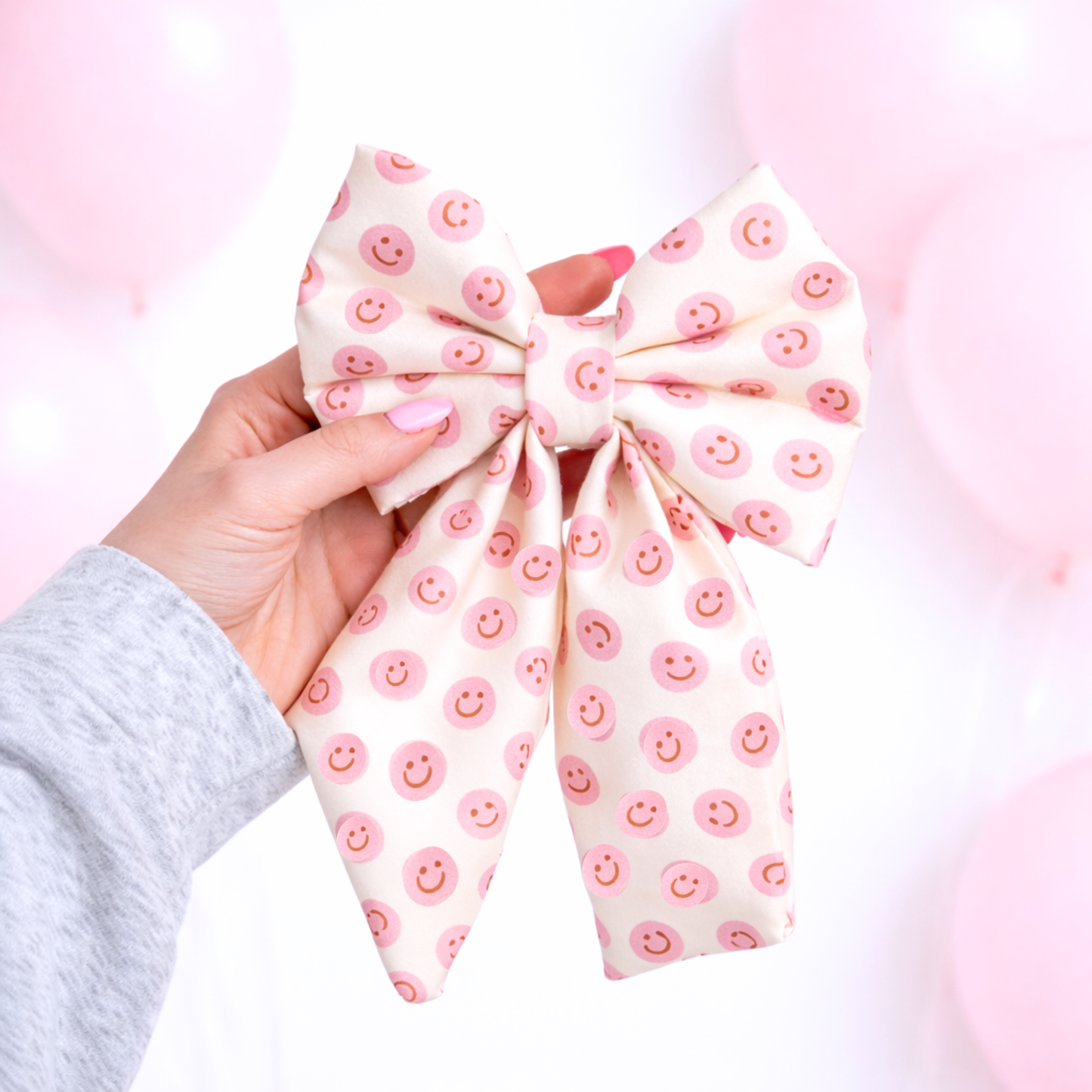 PINK SMILES - SAILOR BOW