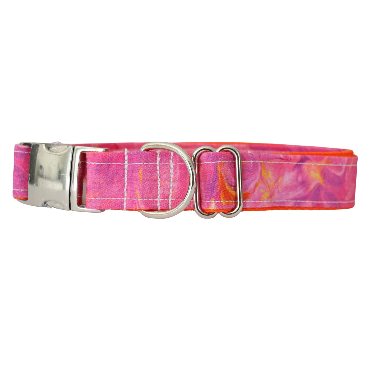 PINK MARBLE- DOG COLLAR