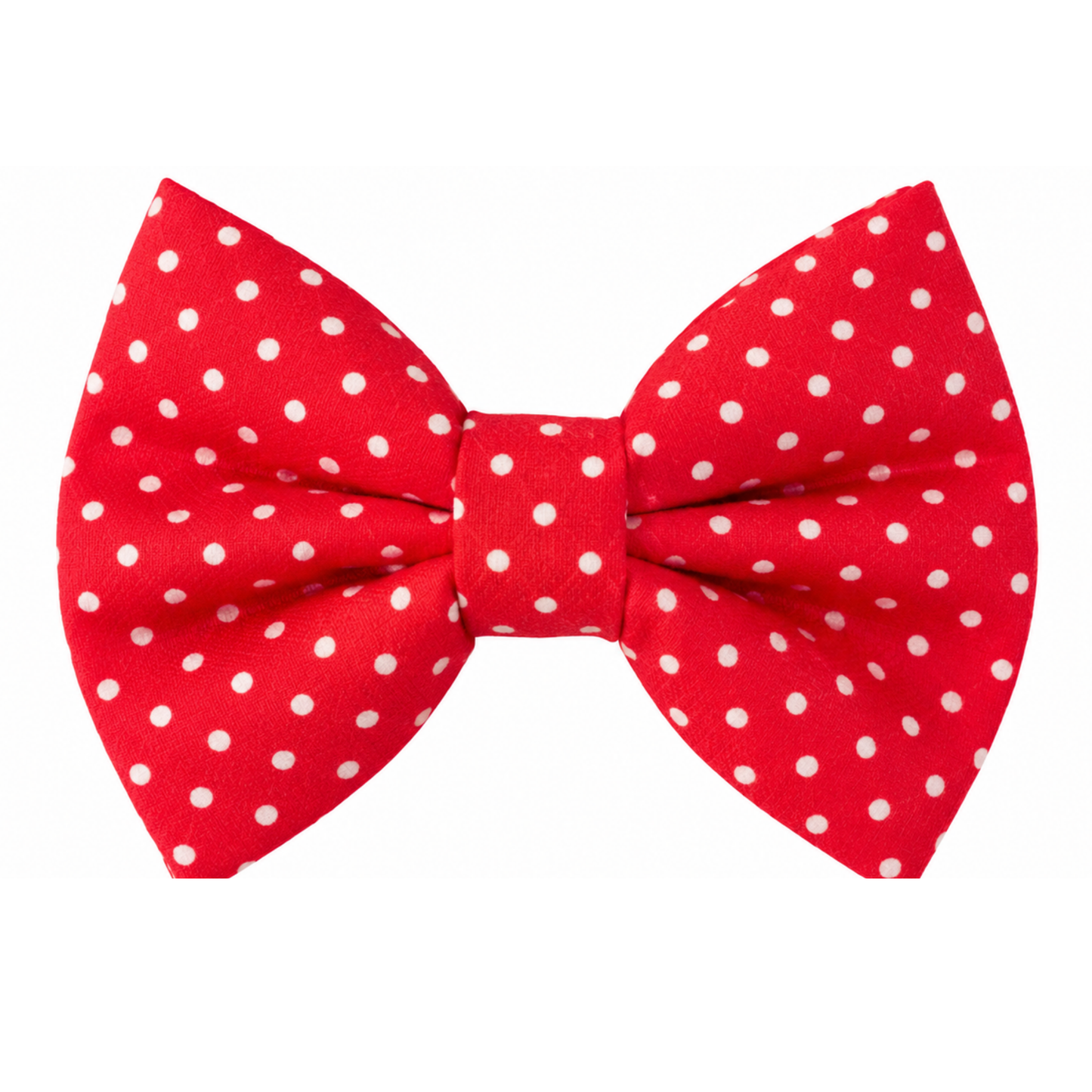 RED DOTS - DAPPER DEXTER DOG BOW TIE