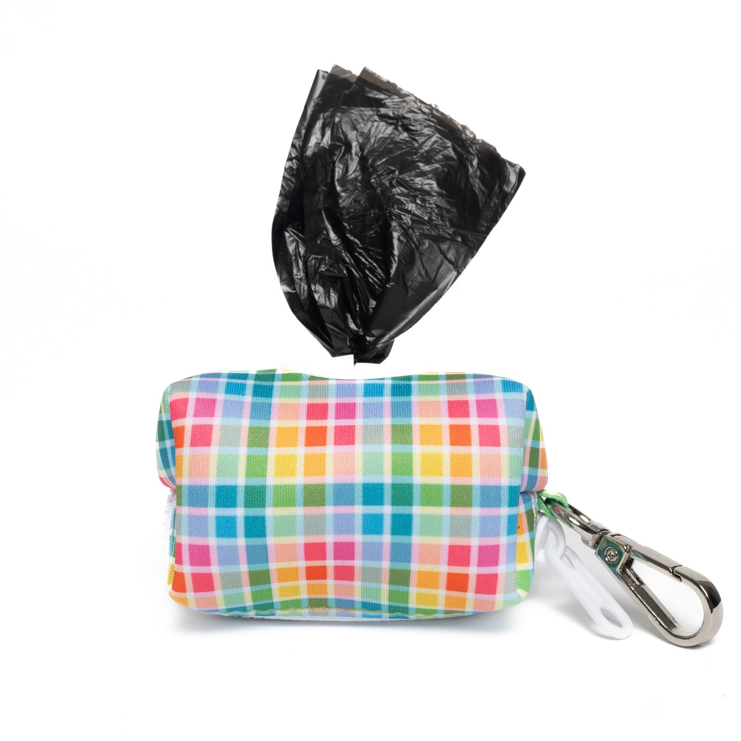 RAINBOW PLAID LEASH BAG