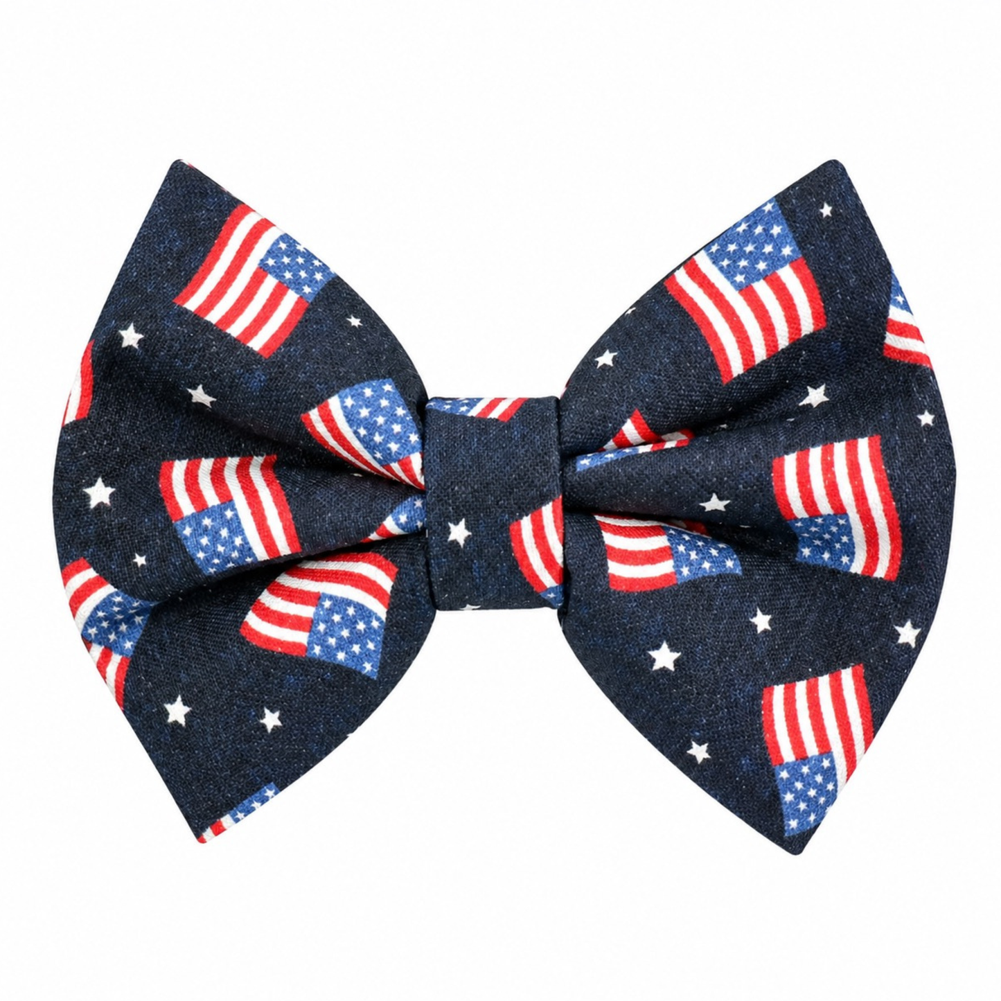 AMERICAN FLAG (NAVY BLUE) - DAPPER DEXTER DOG BOW TIE