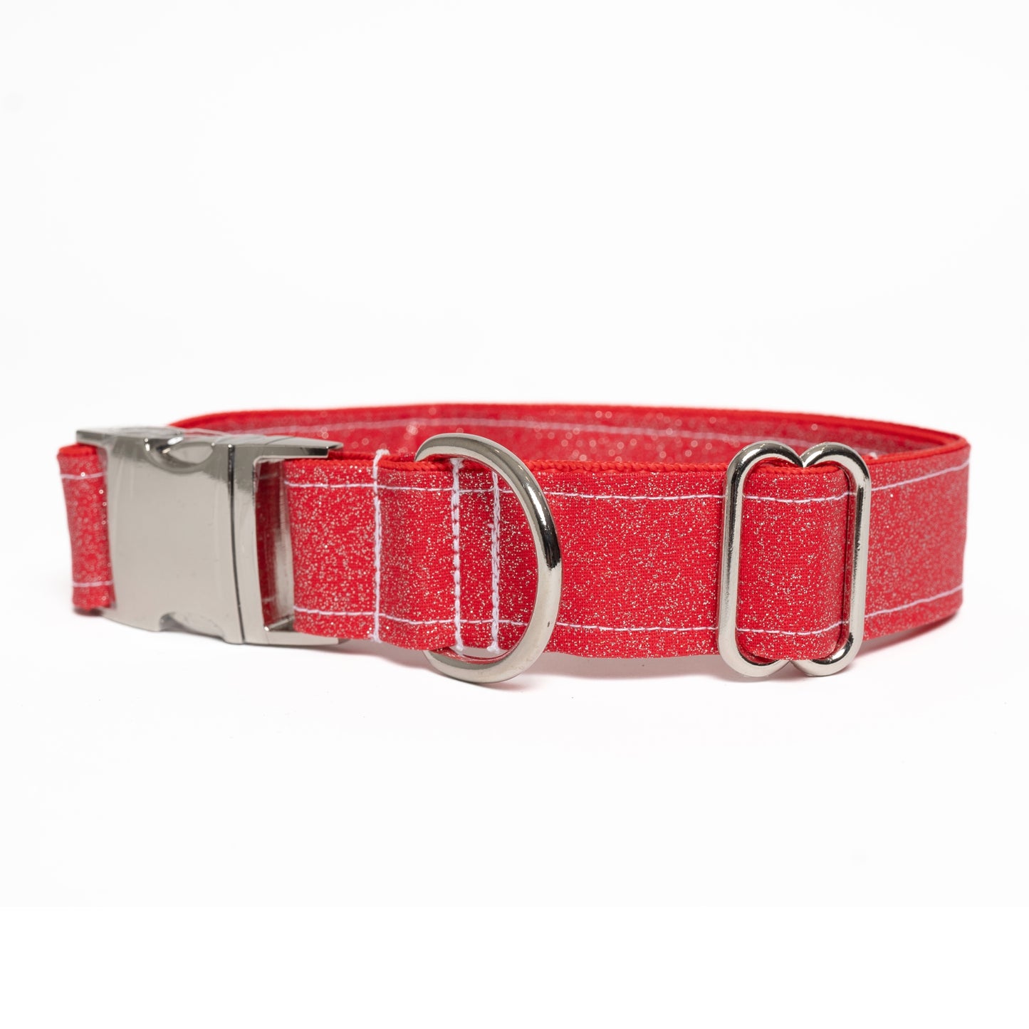GLITTER (RED) - DOG COLLAR