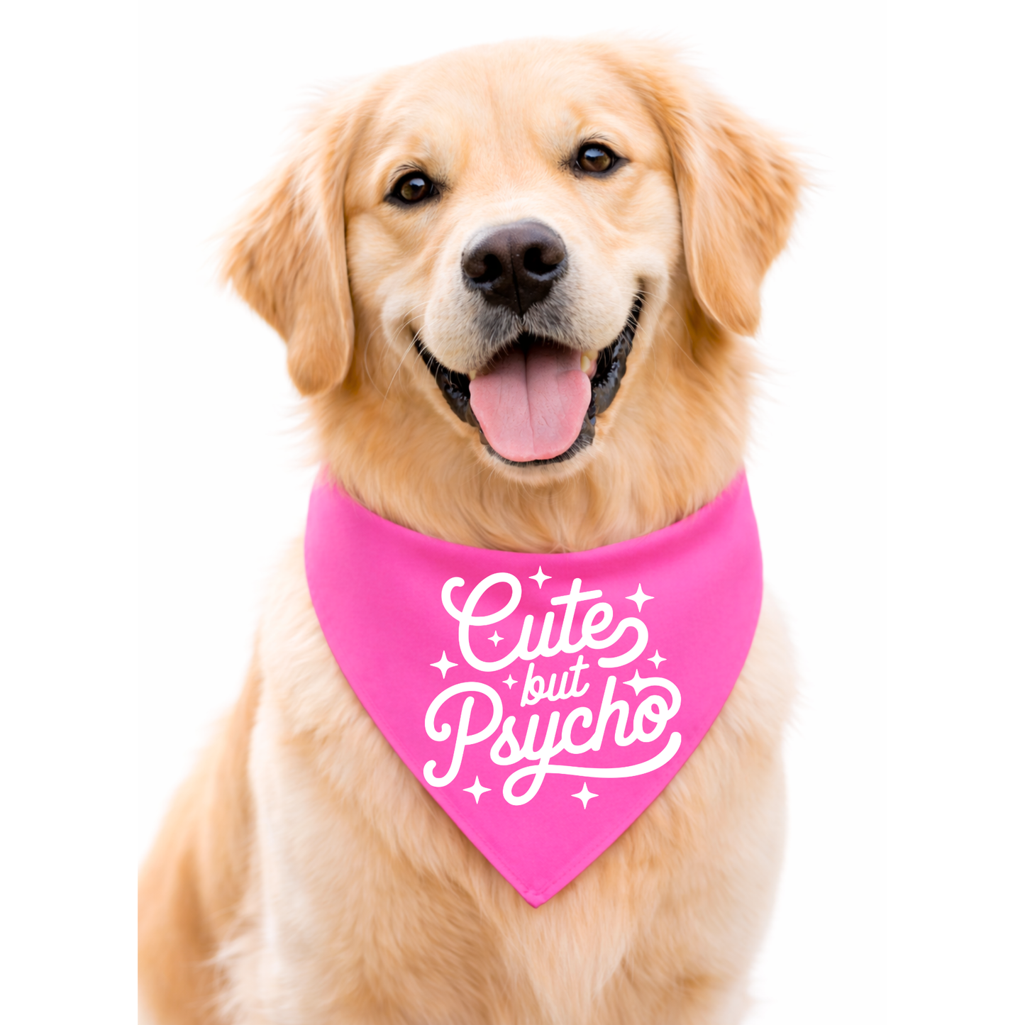 CUTE BUY PSYCHO - CLASSIC DOG BANDANA