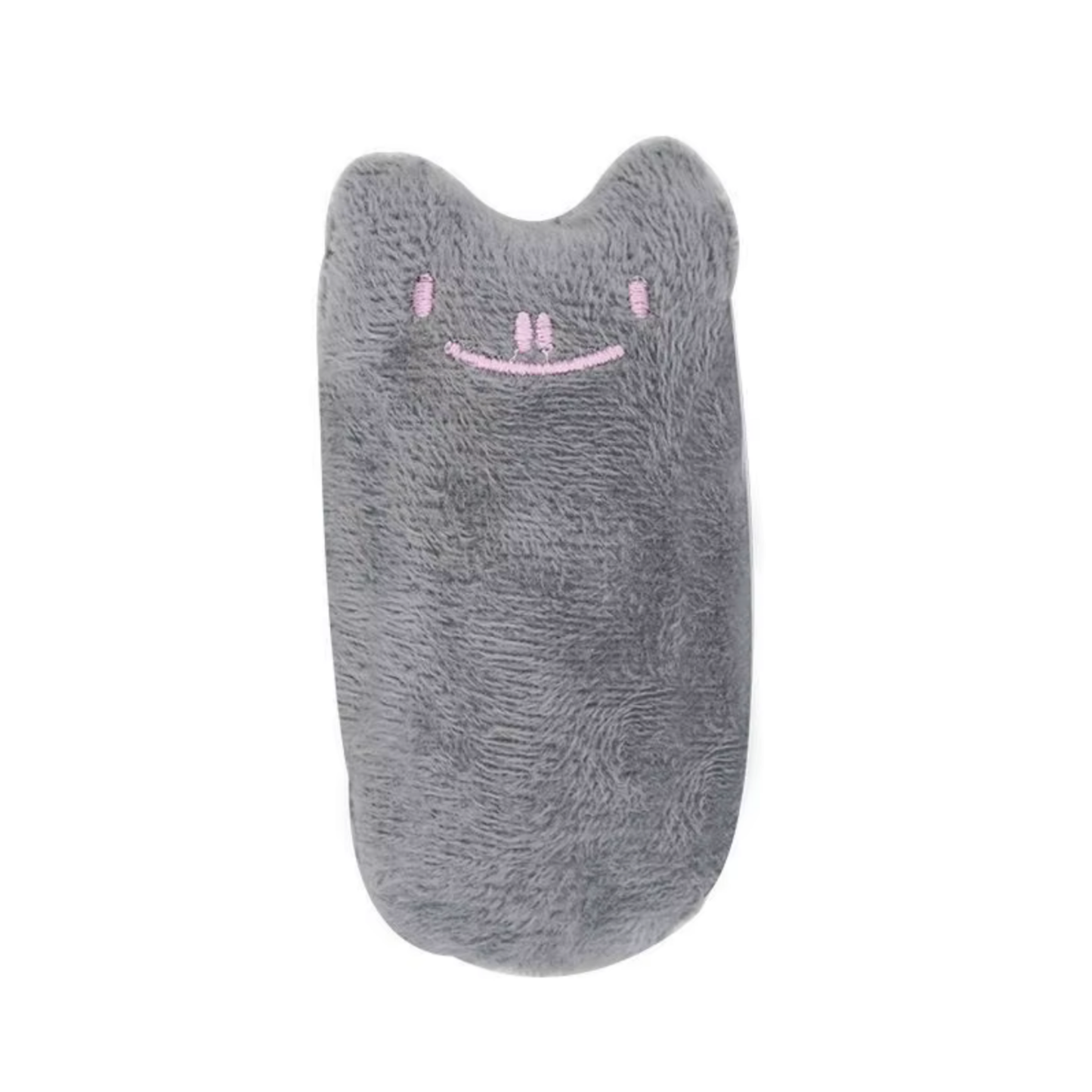 GRAY MINI PLUSHY CAT TOY