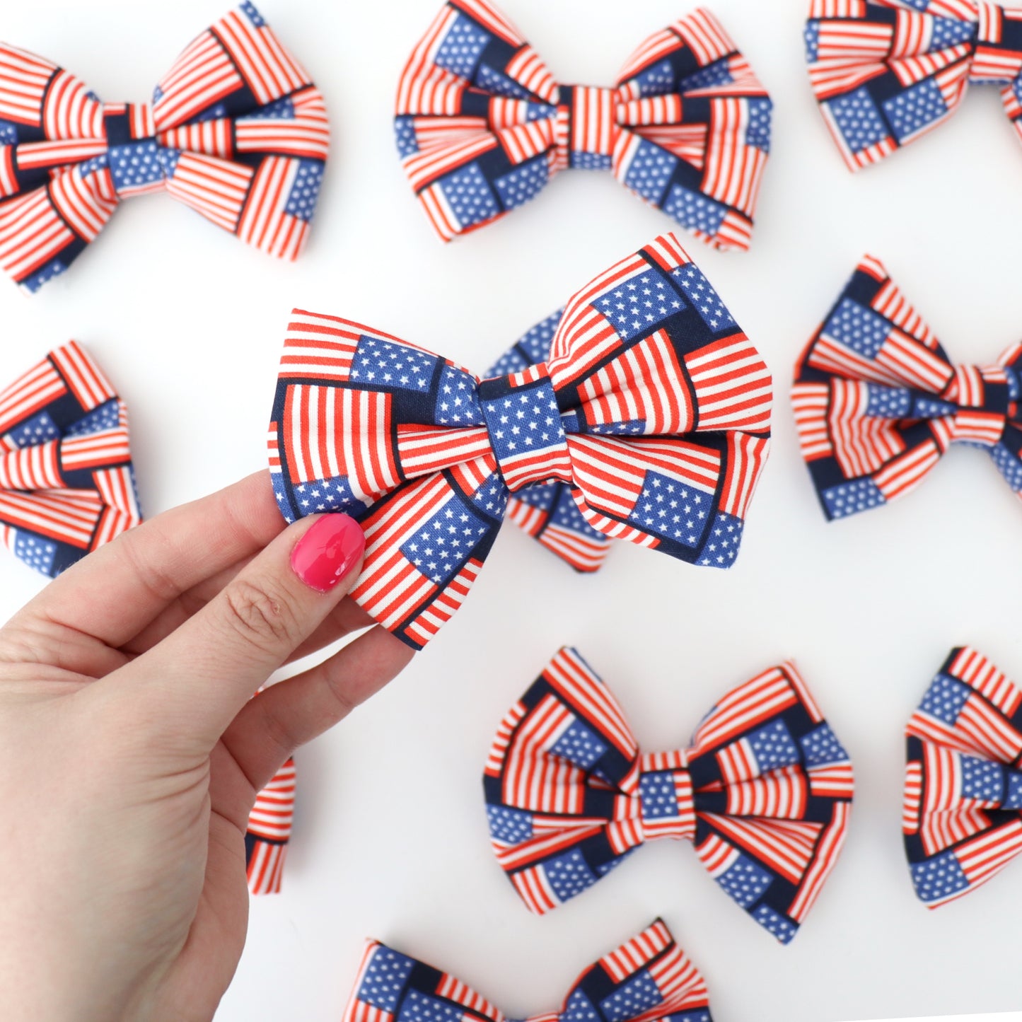 AMERICAN FLAG - DAPPER DEXTER DOG BOW TIE