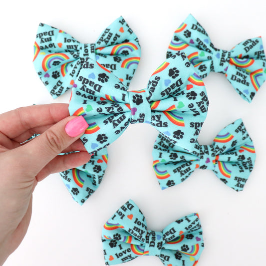 LOVE MY DADS - DAPPER DEXTER DOG BOW TIE