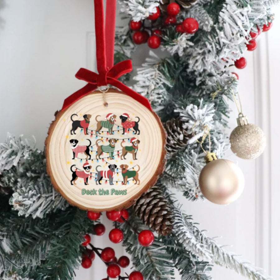 DECK THE PAWS ORNAMENT