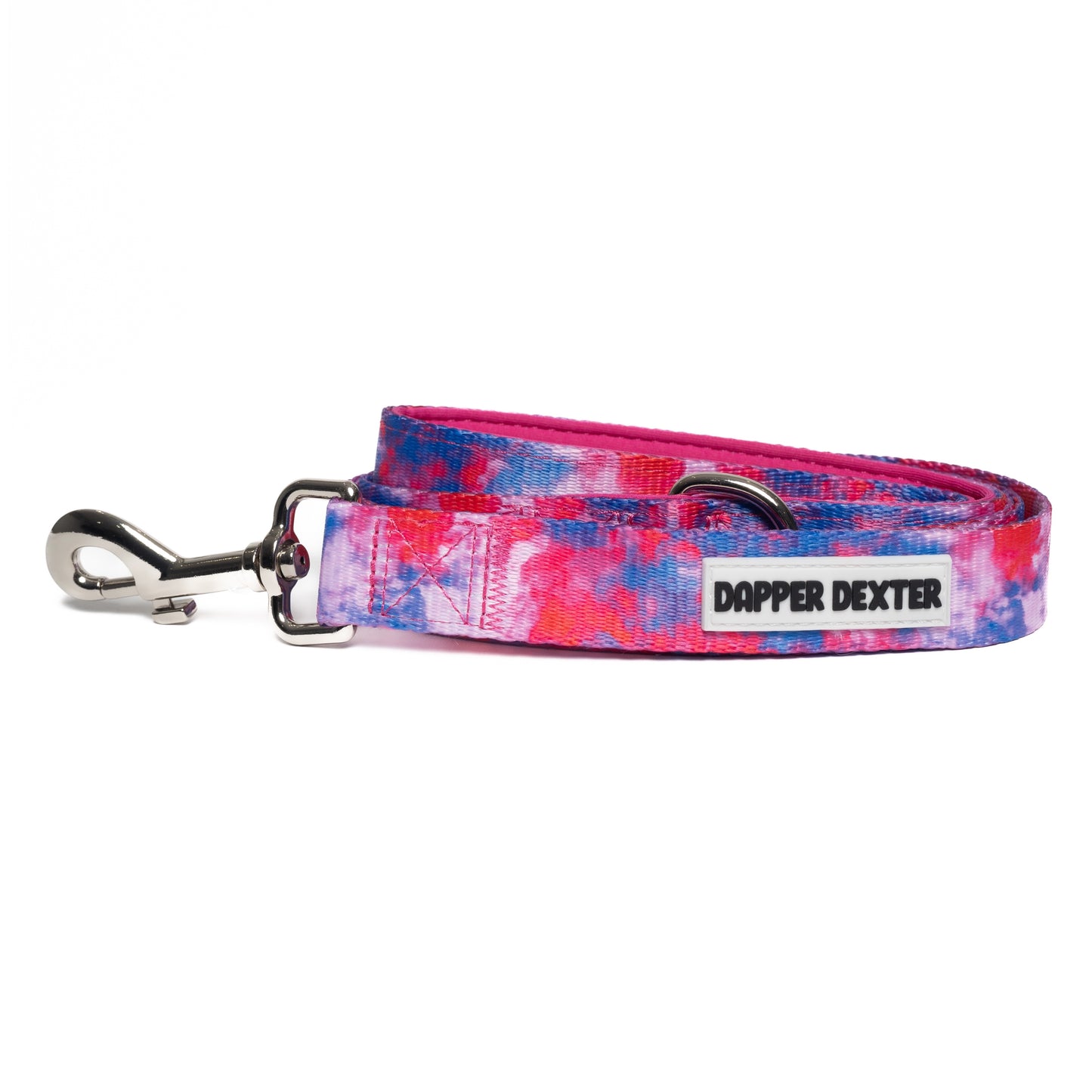 PINK & PURPLE TIE DYE DOG LEASH