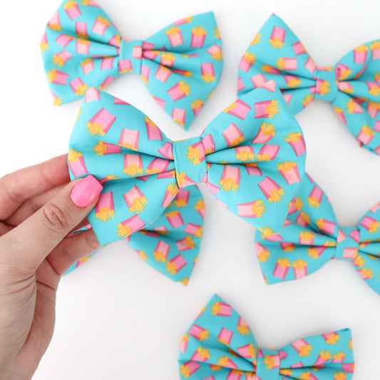 FRIES  - DAPPER DEXTER DOG BOW TIE