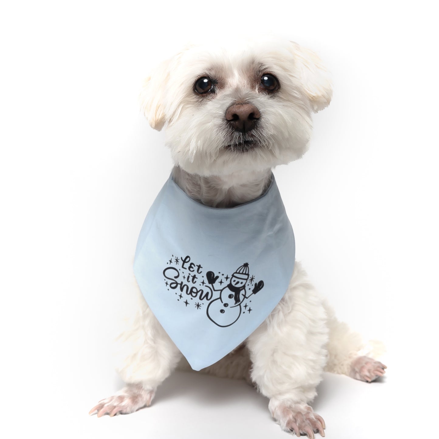LET IT SNOW - CLASSIC DOG BANDANA