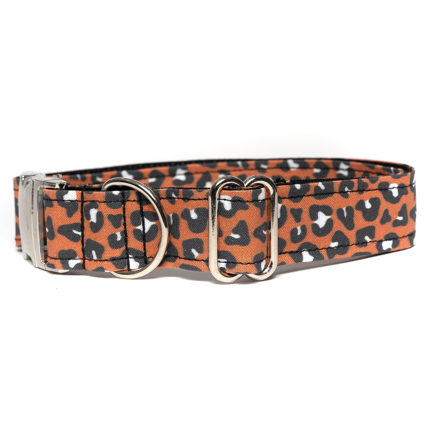 RUST ANIMAL PRINT - DOG COLLAR