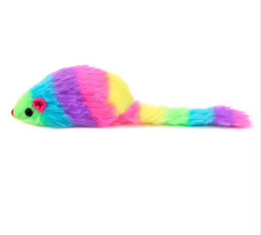 RAINBOW MOUSE CAT TOY