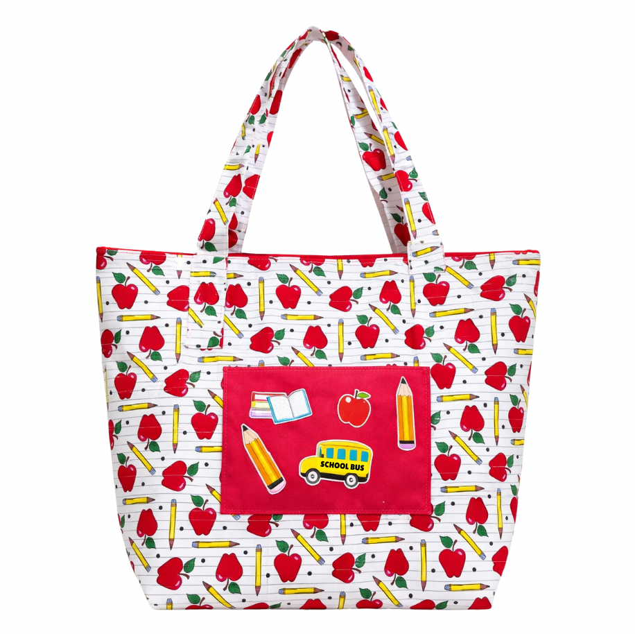 HANDMADE BAG - SCHOOL PATTERN