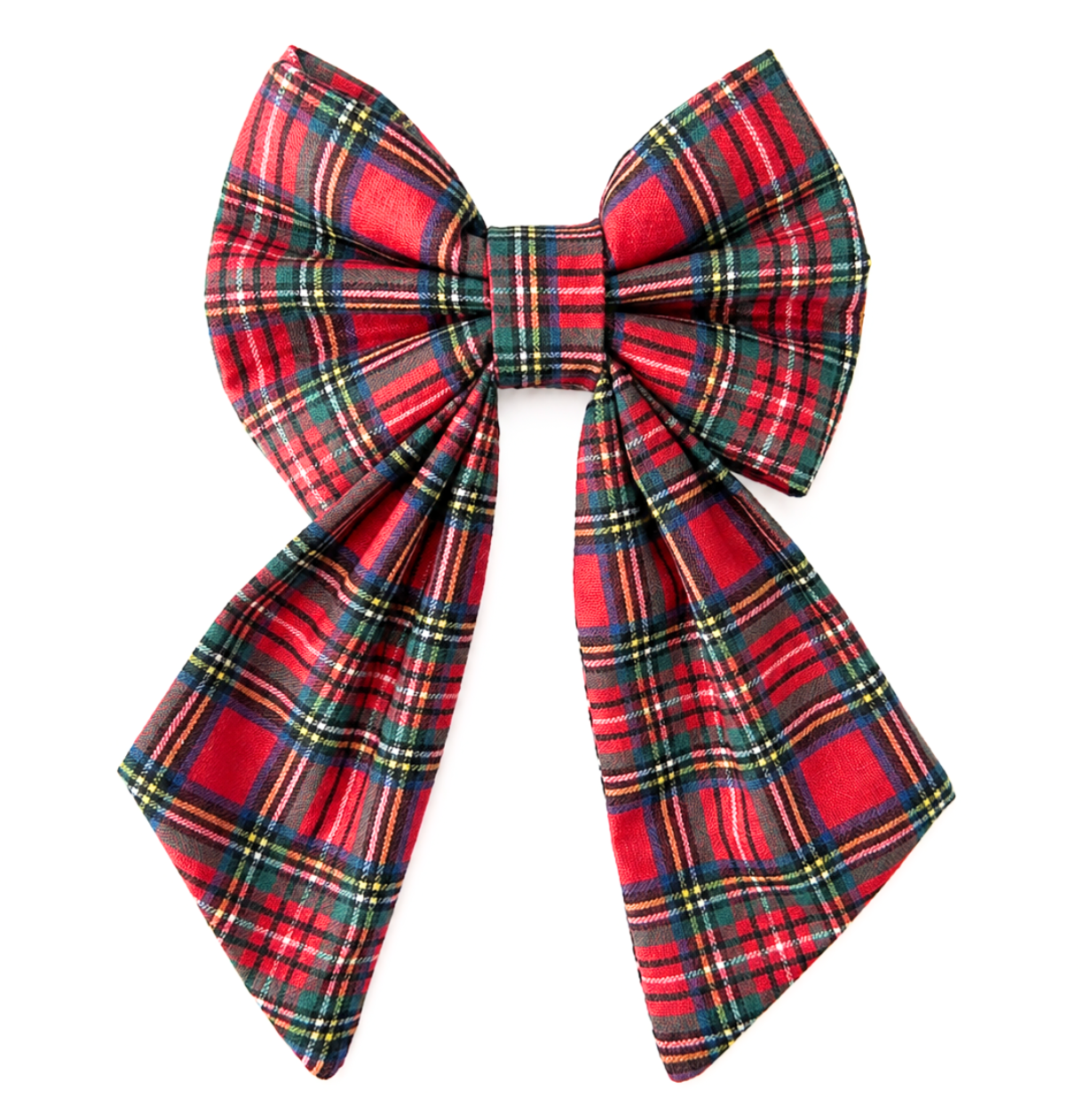 RED TARTAN PLAID - SAILOR BOW