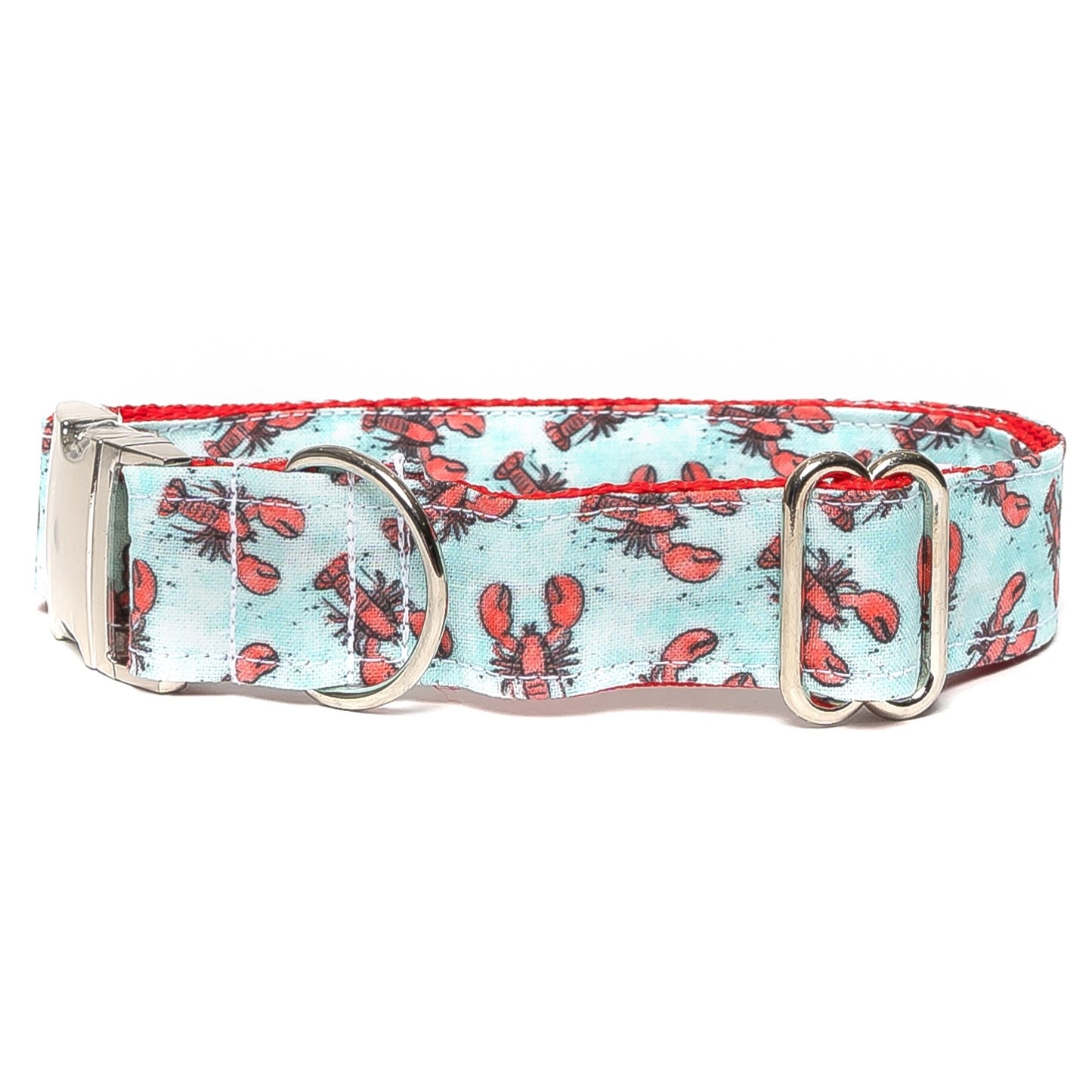 WATERCOLOR LOBSTERS - DOG COLLAR