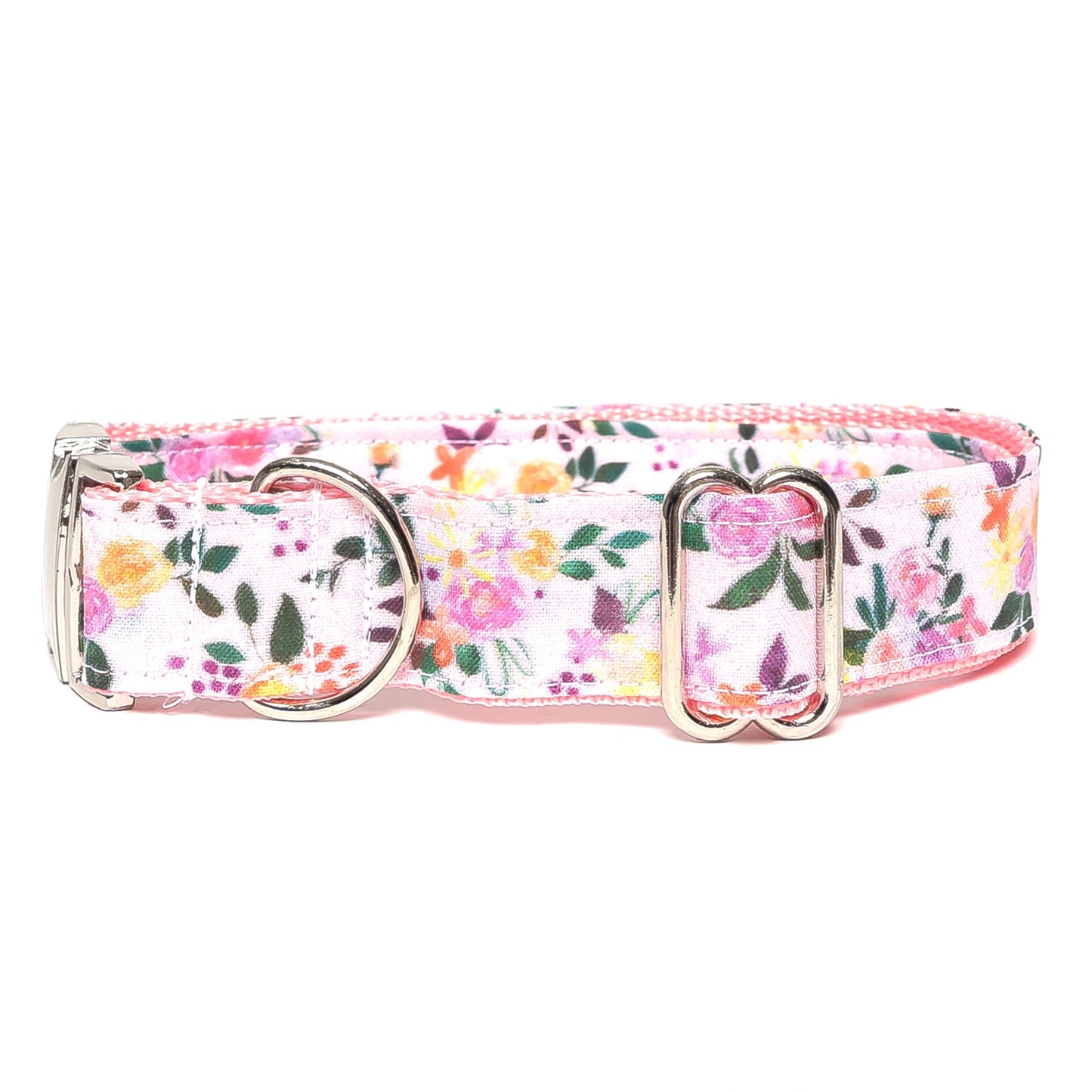 BLUSH PINK FLORAL - DOG COLLAR