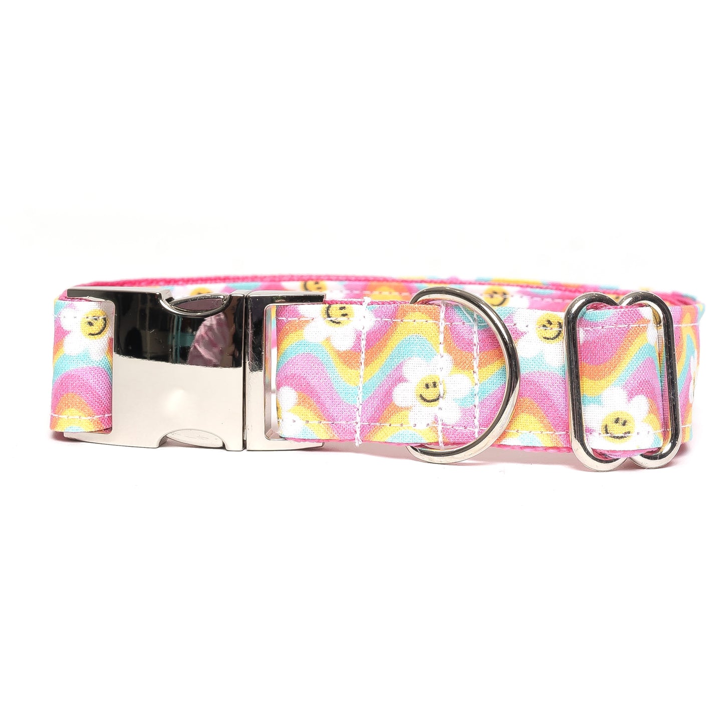 PINK DAISY RETRO - DOG COLLAR