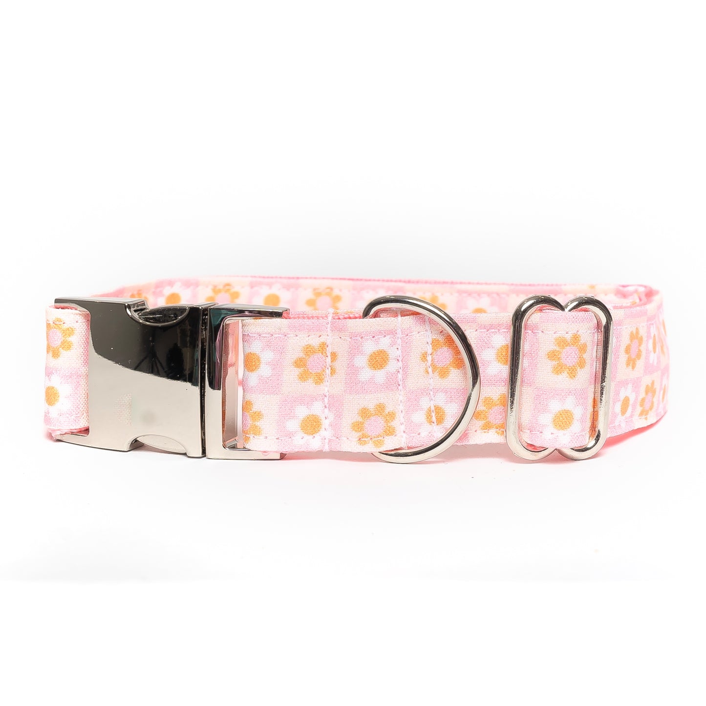 PEACHY FLORAL - DOG COLLAR
