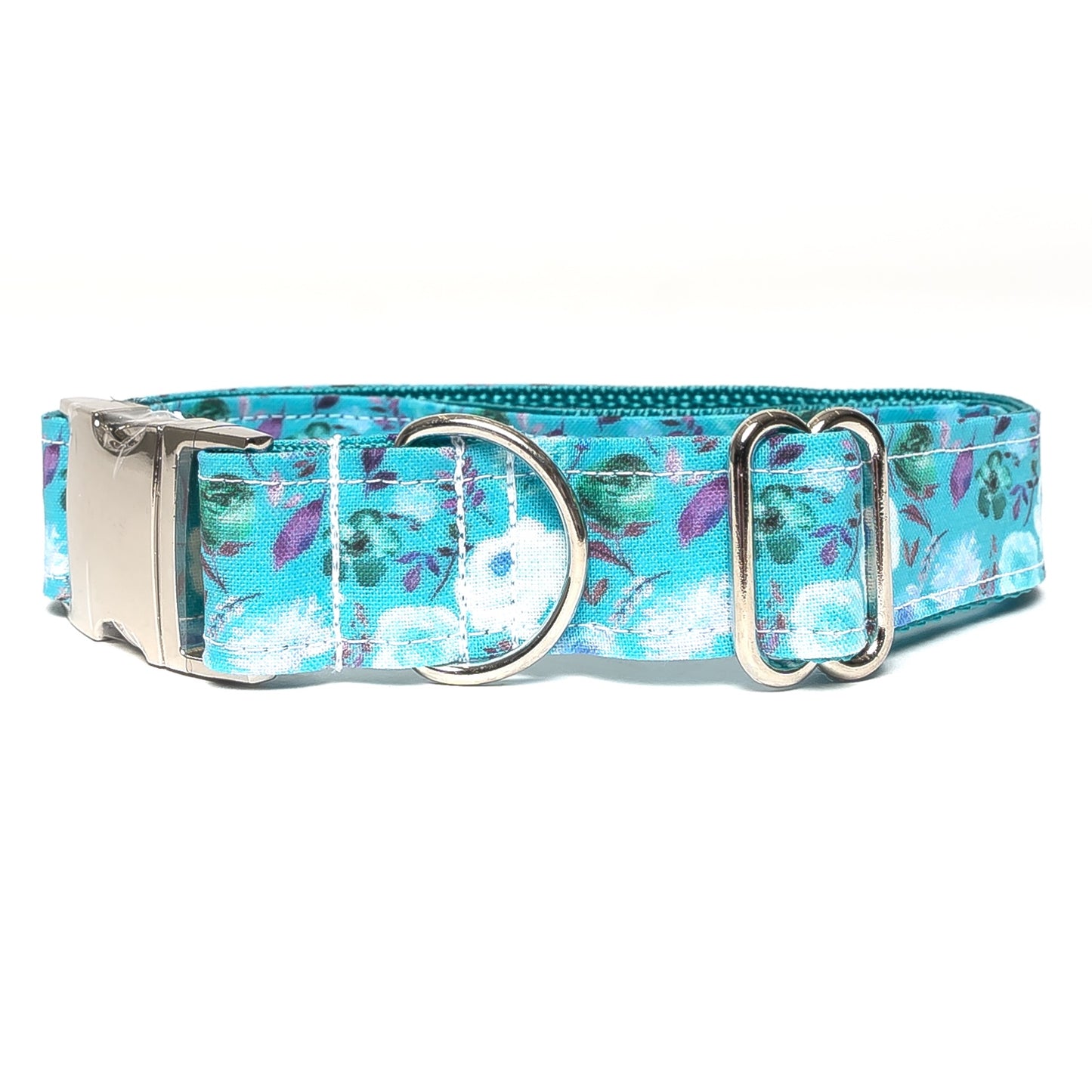 AQUA FLORAL - DOG COLLAR