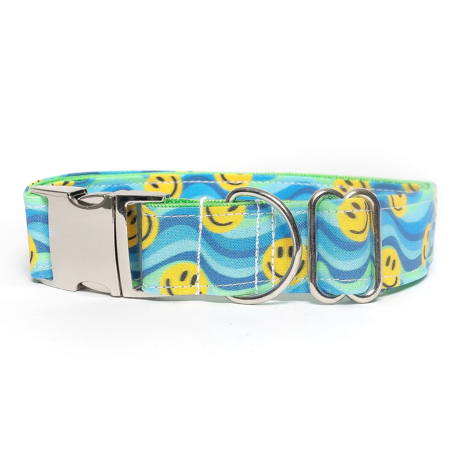 BLUE SMILE RETRO - DOG COLLAR
