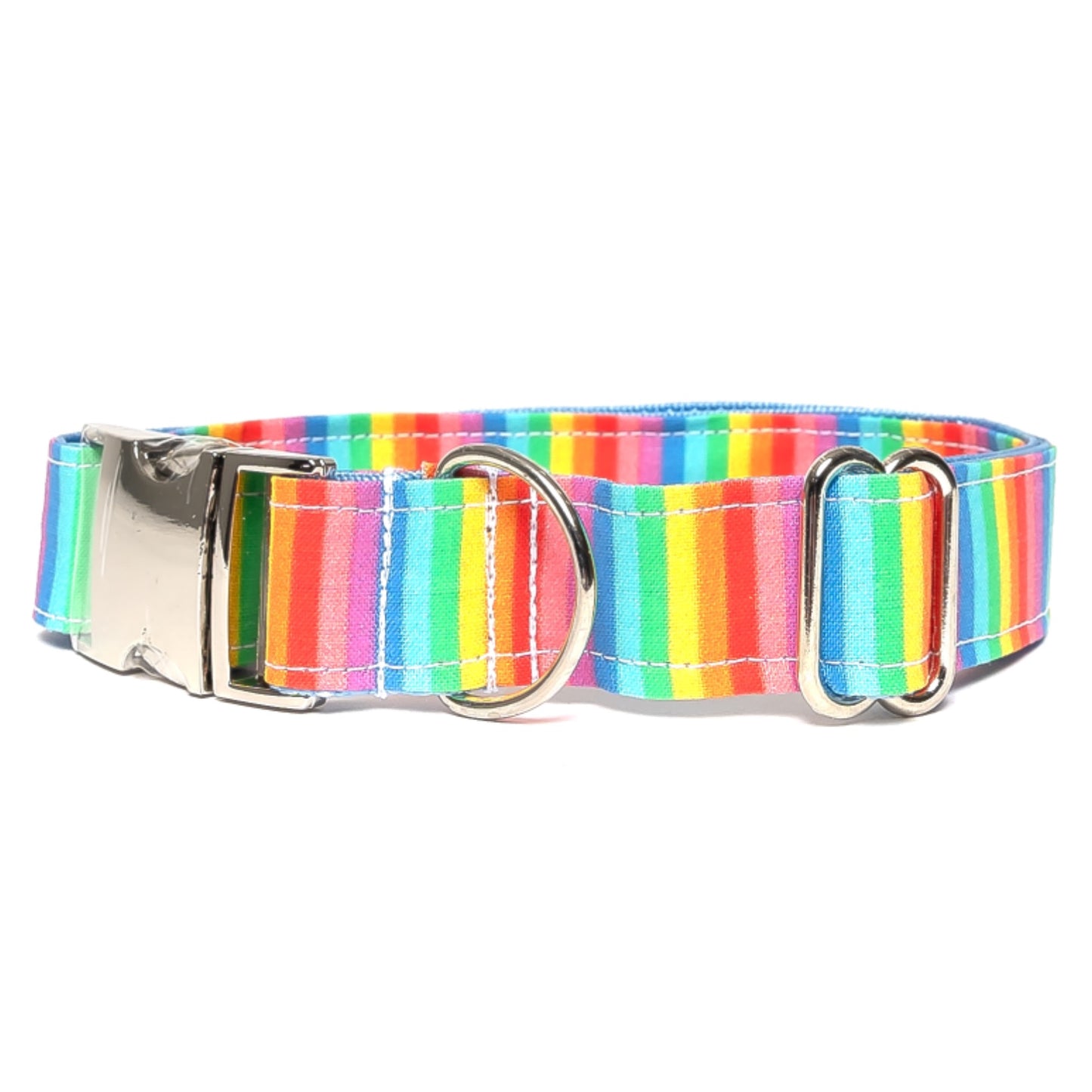 RAINBOW STRIPES - DOG COLLAR