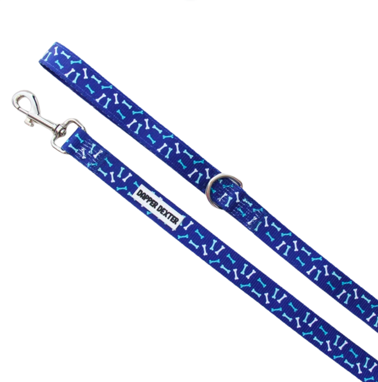 BLUE DOG BONES DOG LEASH