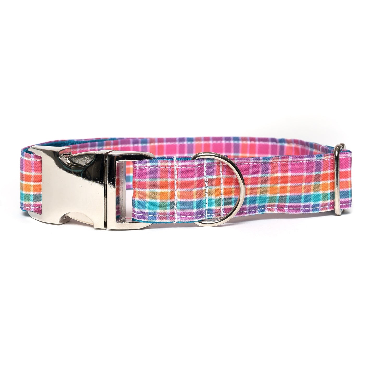 SUMMER PLAID - DOG COLLAR