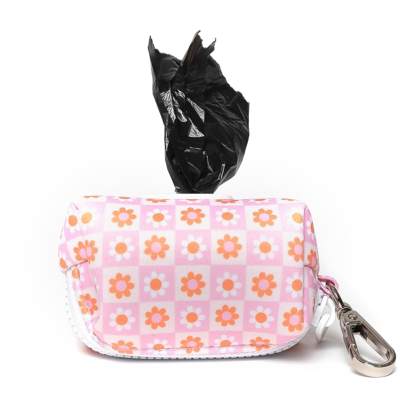 PEACHY FLORAL LEASH BAG
