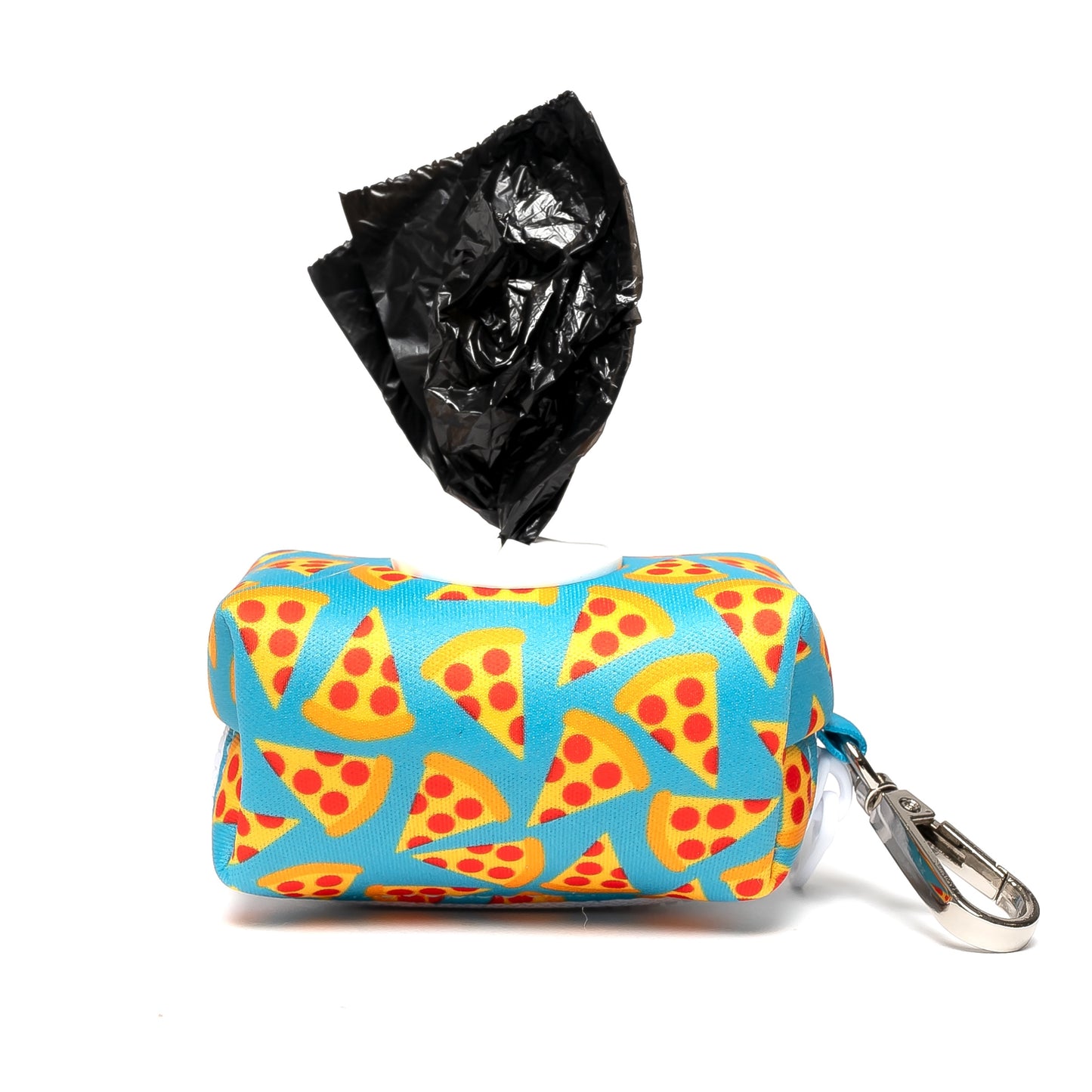 TEAL PIZZA LEASH BAG