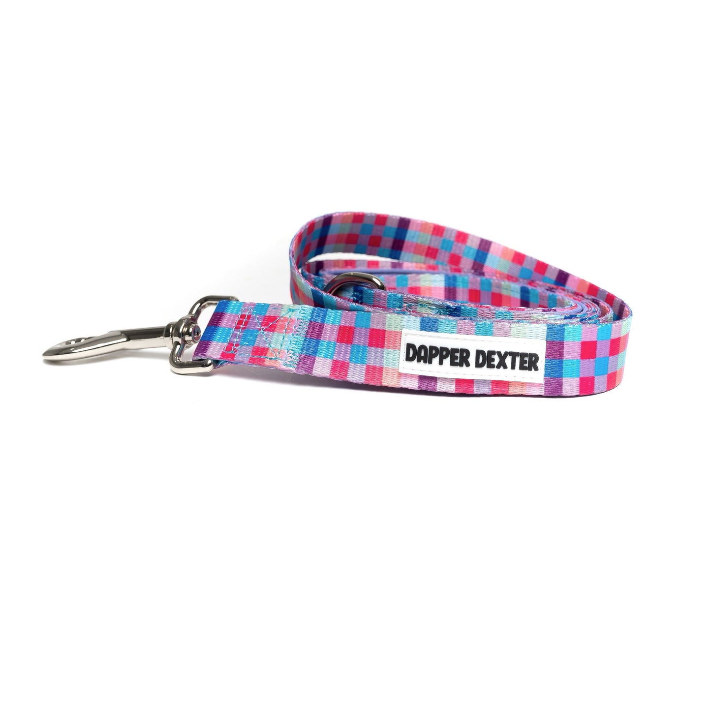 RAINBOW PLAID(RETIRED PRINT) - DOG LEASH
