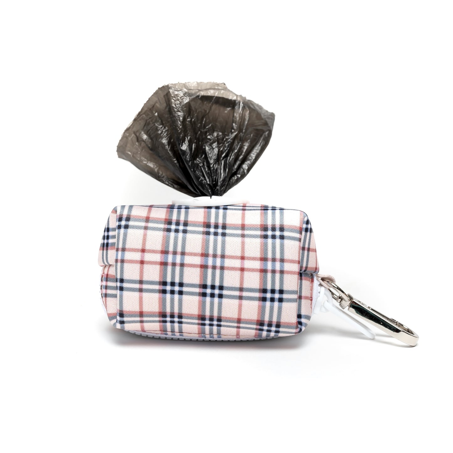 TAN PLAID LEASH BAG