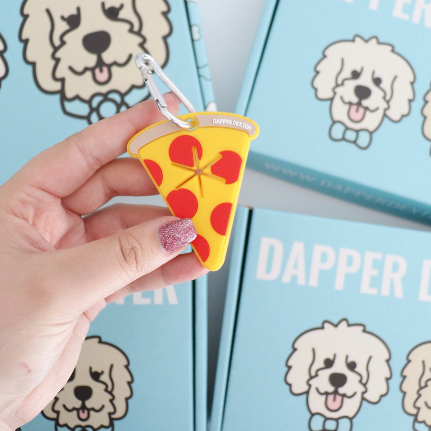 PIZZA - POO BAG HOLDER